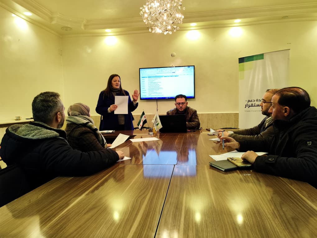 Meeting of the Committee for Screening the Applications for Jarat Al-Qala'a Market in Aleppo